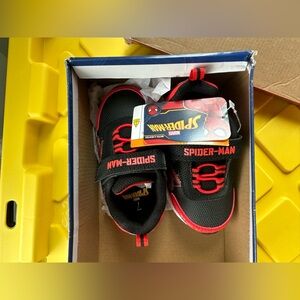 Spiderman Kids Sneakers - Black and Red